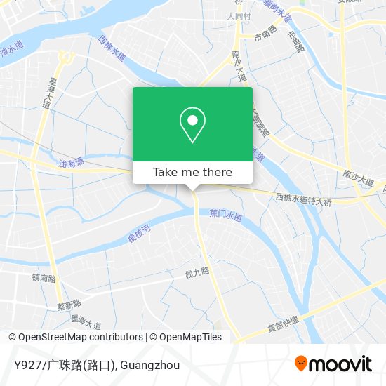 Y927/广珠路(路口) map