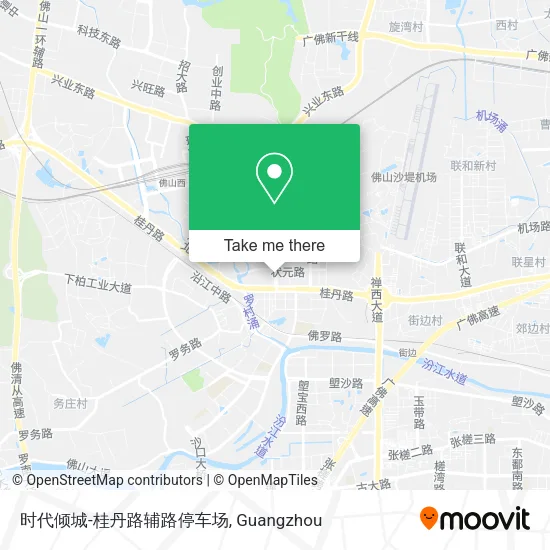 时代倾城-桂丹路辅路停车场 map