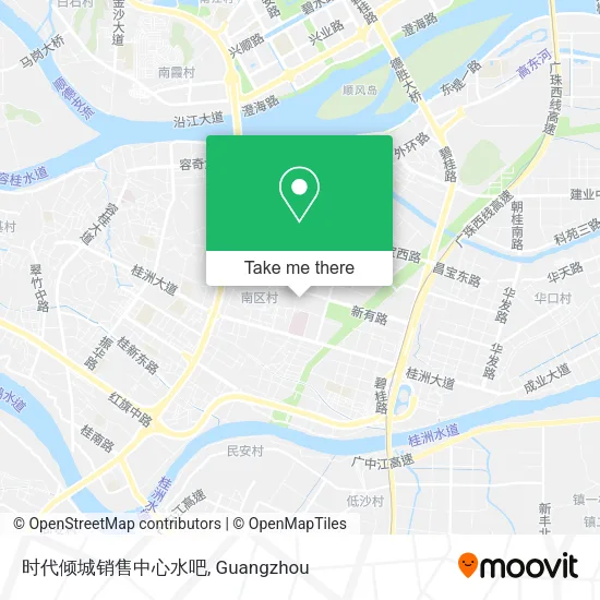 时代倾城销售中心水吧 map