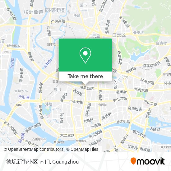 德坭新街小区-南门 map