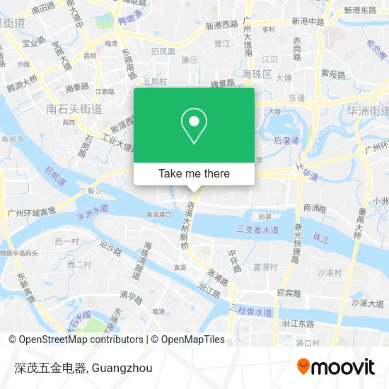 深茂五金电器 map