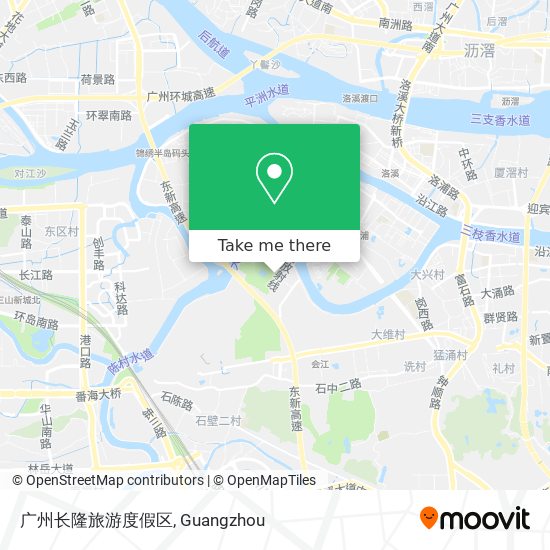 广州长隆旅游度假区 map