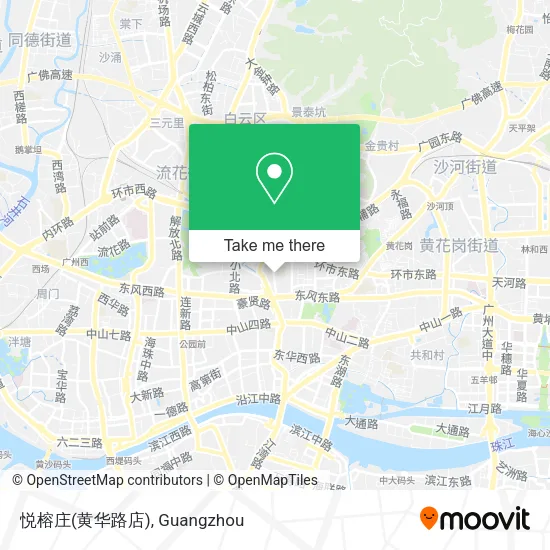 悦榕庄(黄华路店) map
