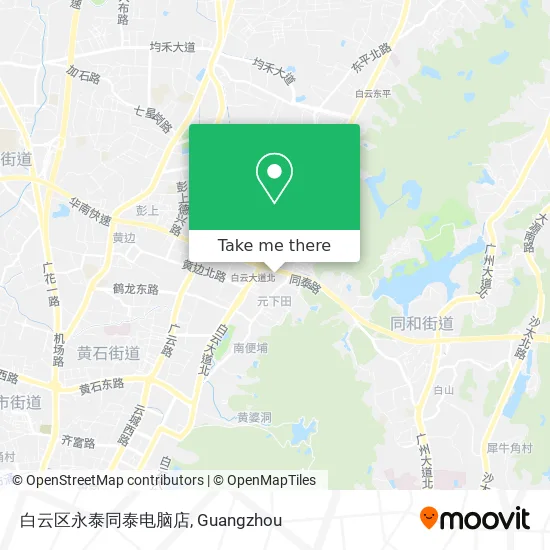 白云区永泰同泰电脑店 map