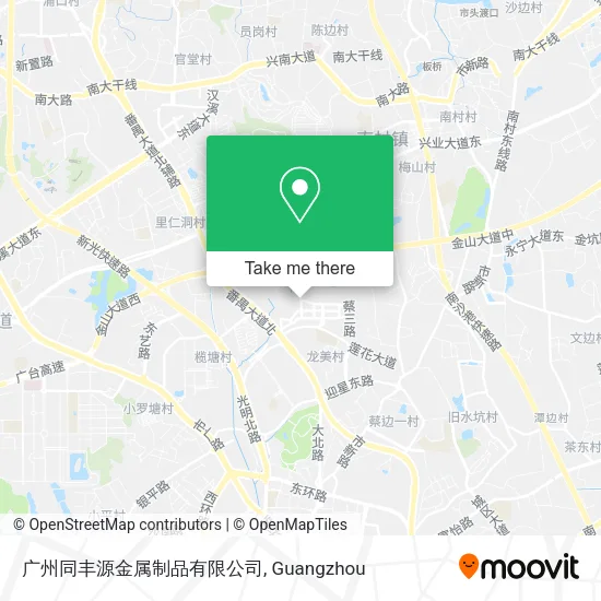 广州同丰源金属制品有限公司 map