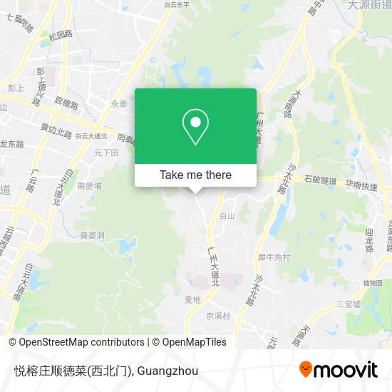 悦榕庄顺德菜(西北门) map