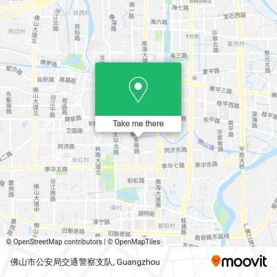 佛山市公安局交通警察支队 map