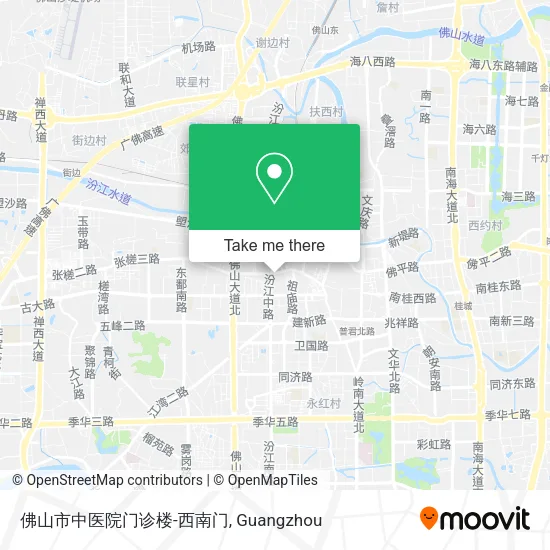 佛山市中医院门诊楼-西南门 map