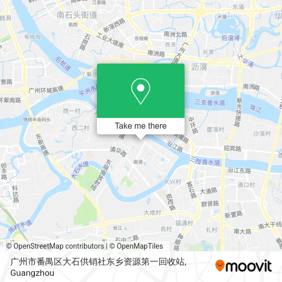 广州市番禺区大石供销社东乡资源第一回收站 map