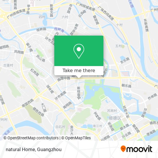 natural Home map