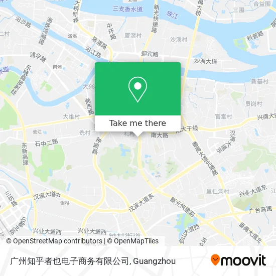 广州知乎者也电子商务有限公司 map