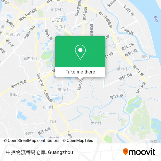 中捆物流番禺仓库 map