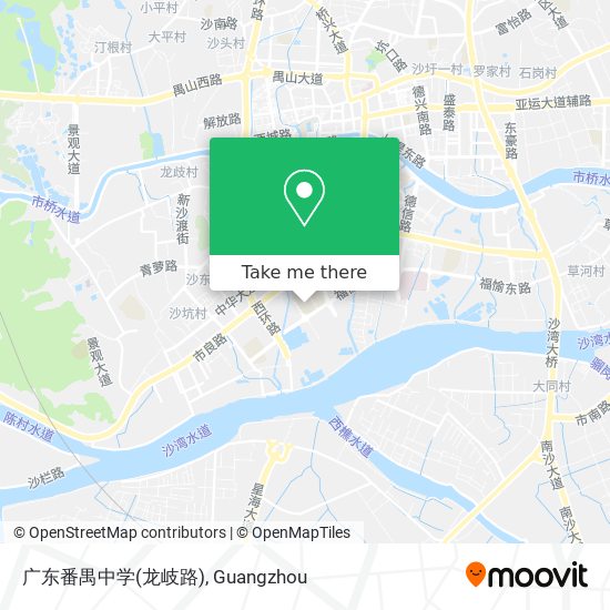 广东番禺中学(龙岐路) map