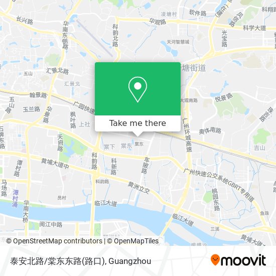泰安北路/棠东东路(路口) map