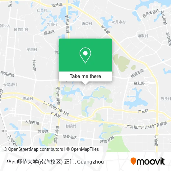 华南师范大学(南海校区)-正门 map