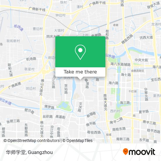 华师学堂 map