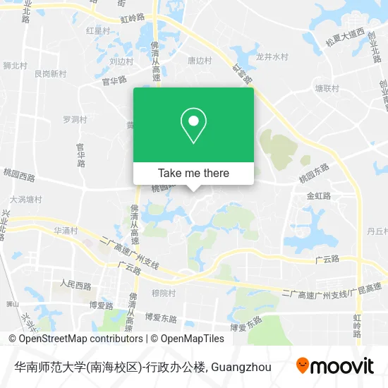 华南师范大学(南海校区)-行政办公楼 map