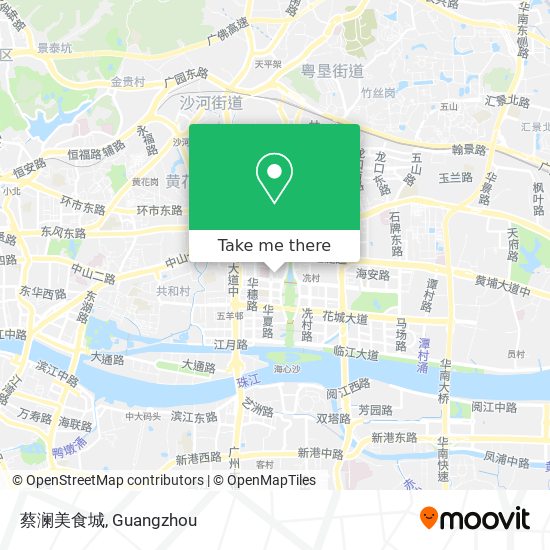蔡澜美食城 map