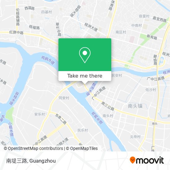 南堤三路 map