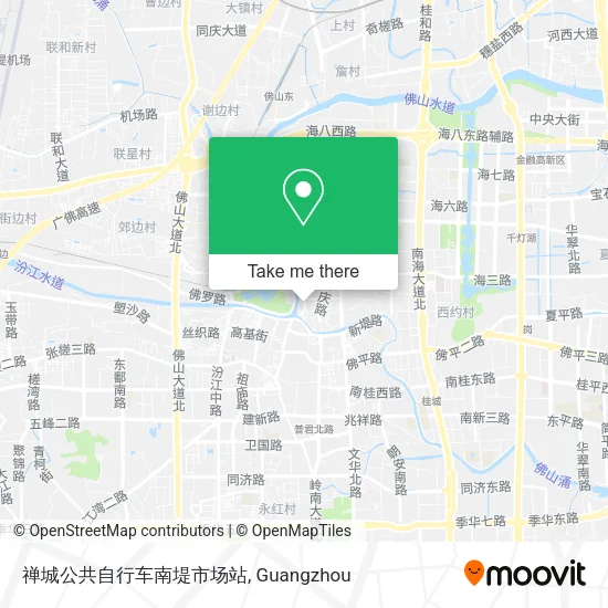 禅城公共自行车南堤市场站 map