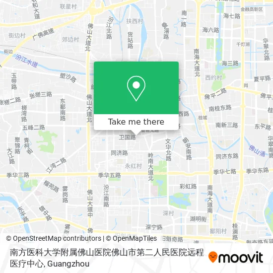 南方医科大学附属佛山医院佛山市第二人民医院远程医疗中心 map