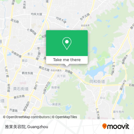 雅莱美容院 map