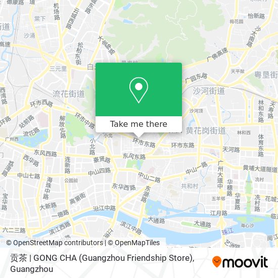 贡茶 | GONG CHA (Guangzhou Friendship Store) map