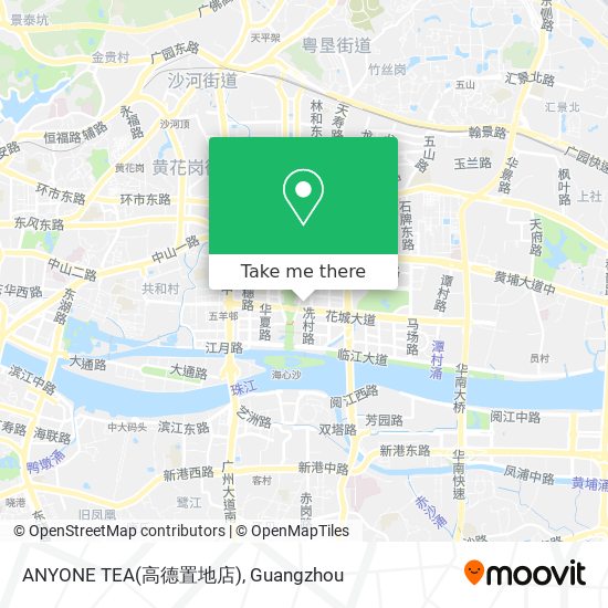ANYONE TEA(高德置地店) map