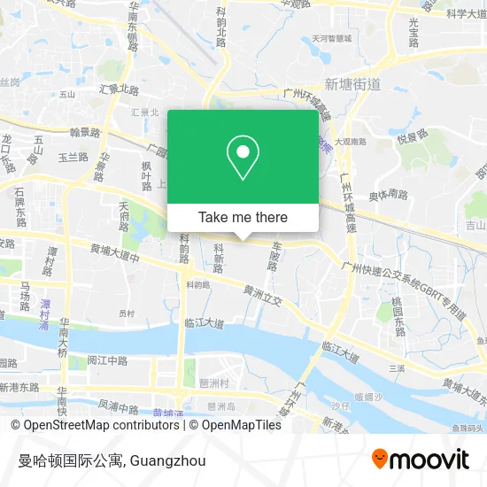 曼哈顿国际公寓 map