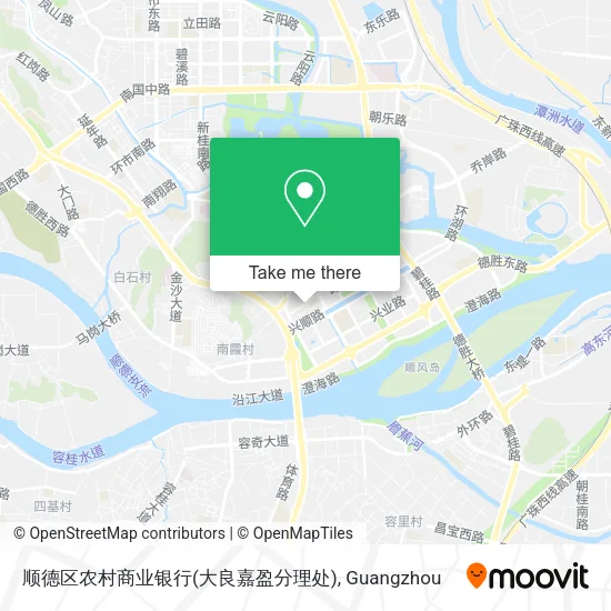顺德区农村商业银行(大良嘉盈分理处) map
