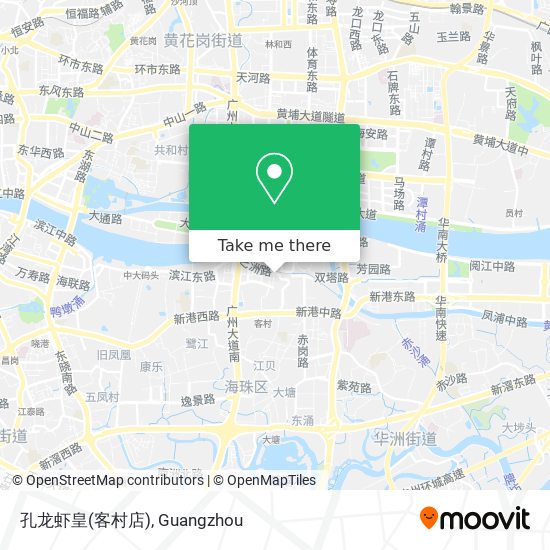 孔龙虾皇(客村店) map