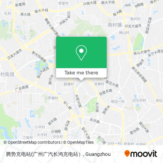 腾势充电站 map