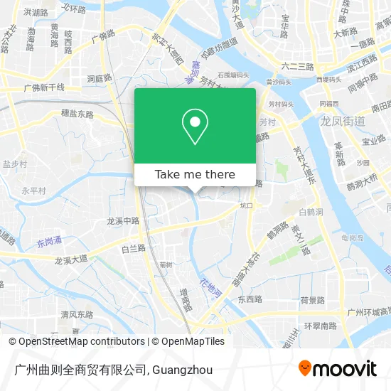 广州曲则全商贸有限公司 map