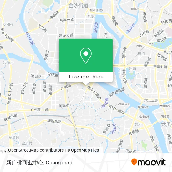 新广佛商业中心 map