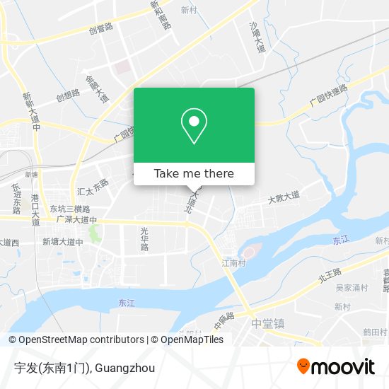 宇发(东南1门) map