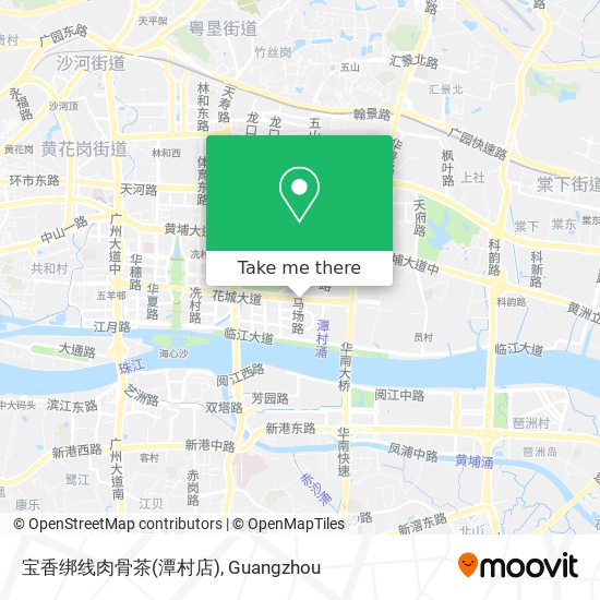 宝香绑线肉骨茶(潭村店) map