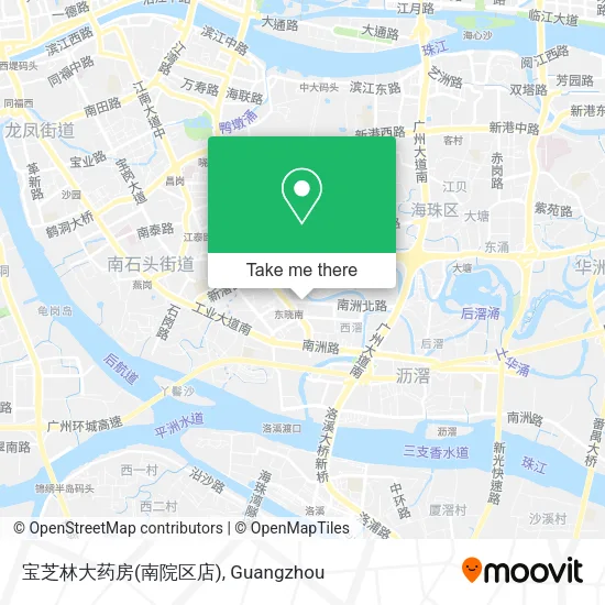 宝芝林大药房(南院区店) map