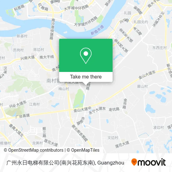 广州永日电梯有限公司(南兴花苑东南) map