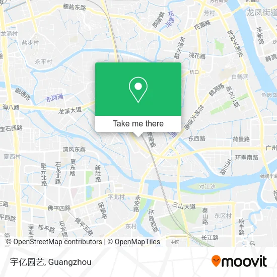 宇亿园艺 map