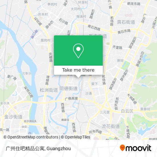 广州住吧精品公寓 map