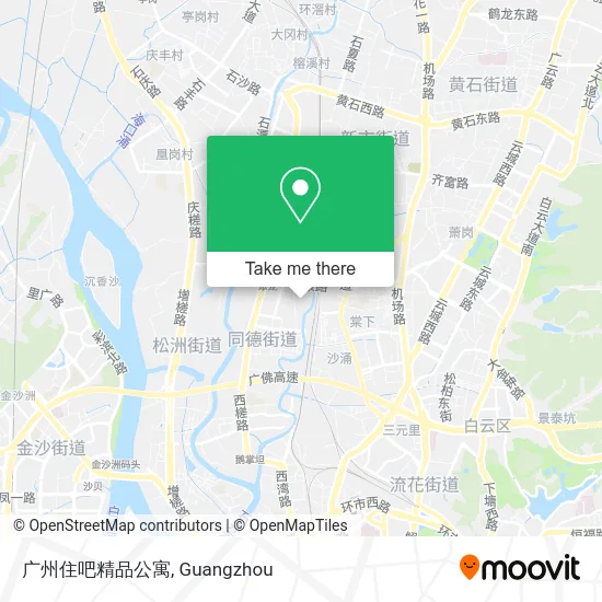 广州住吧精品公寓 map