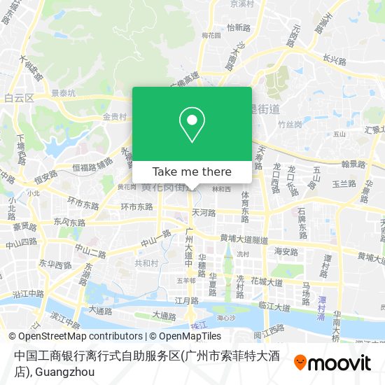 中国工商银行离行式自助服务区(广州市索菲特大酒店) map