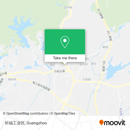 祈福工业区 map