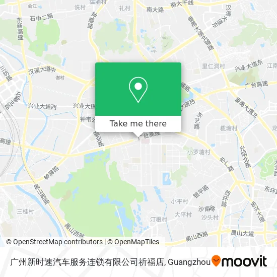 广州新时速汽车服务连锁有限公司祈福店 map