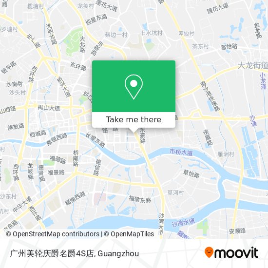广州美轮庆爵名爵4S店 map