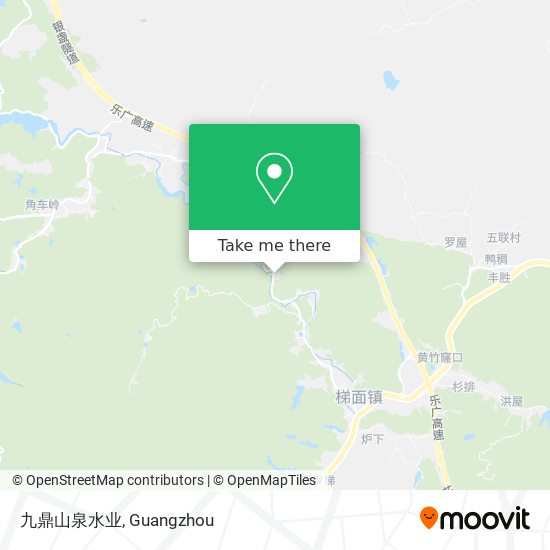 九鼎山泉水业 map