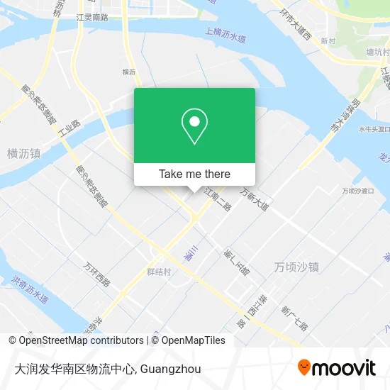 大润发华南区物流中心 map