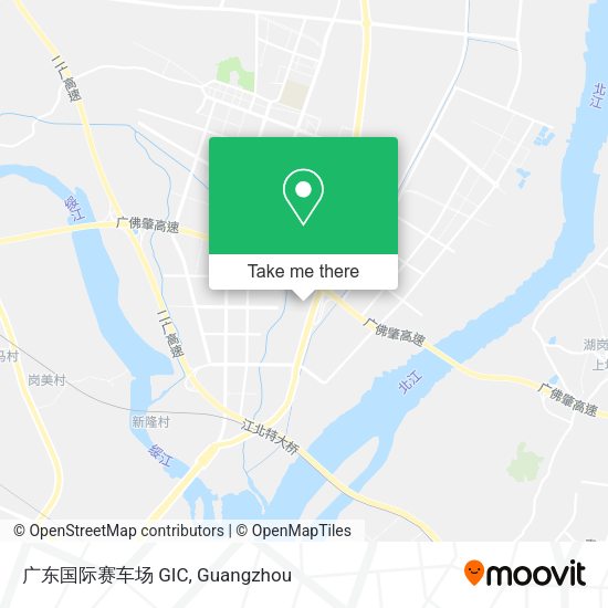 广东国际赛车场 GIC map