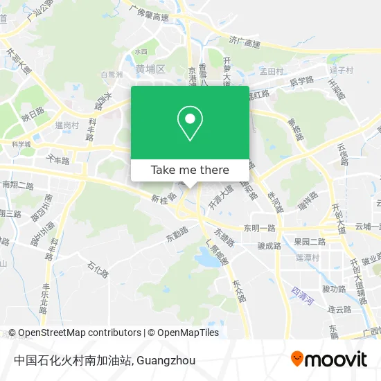 中国石化火村南加油站 map