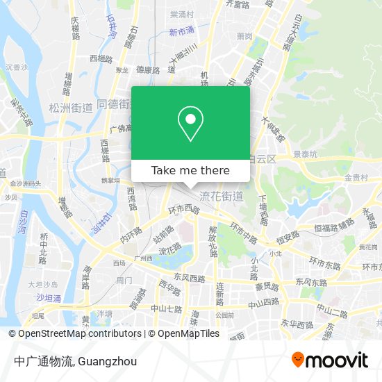 中广通物流 map